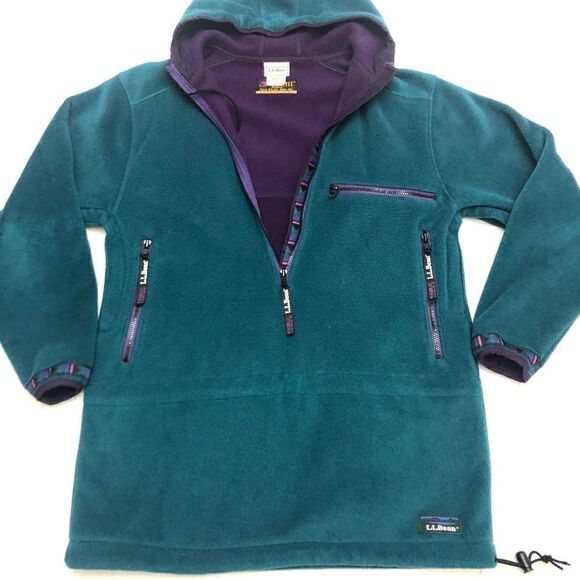 Vintage 80s L.L Bean womens polartec windbloc series fleece jacket size S